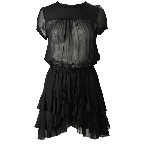 Isabel Marant Black Mini Dress - Picture 1 of 7